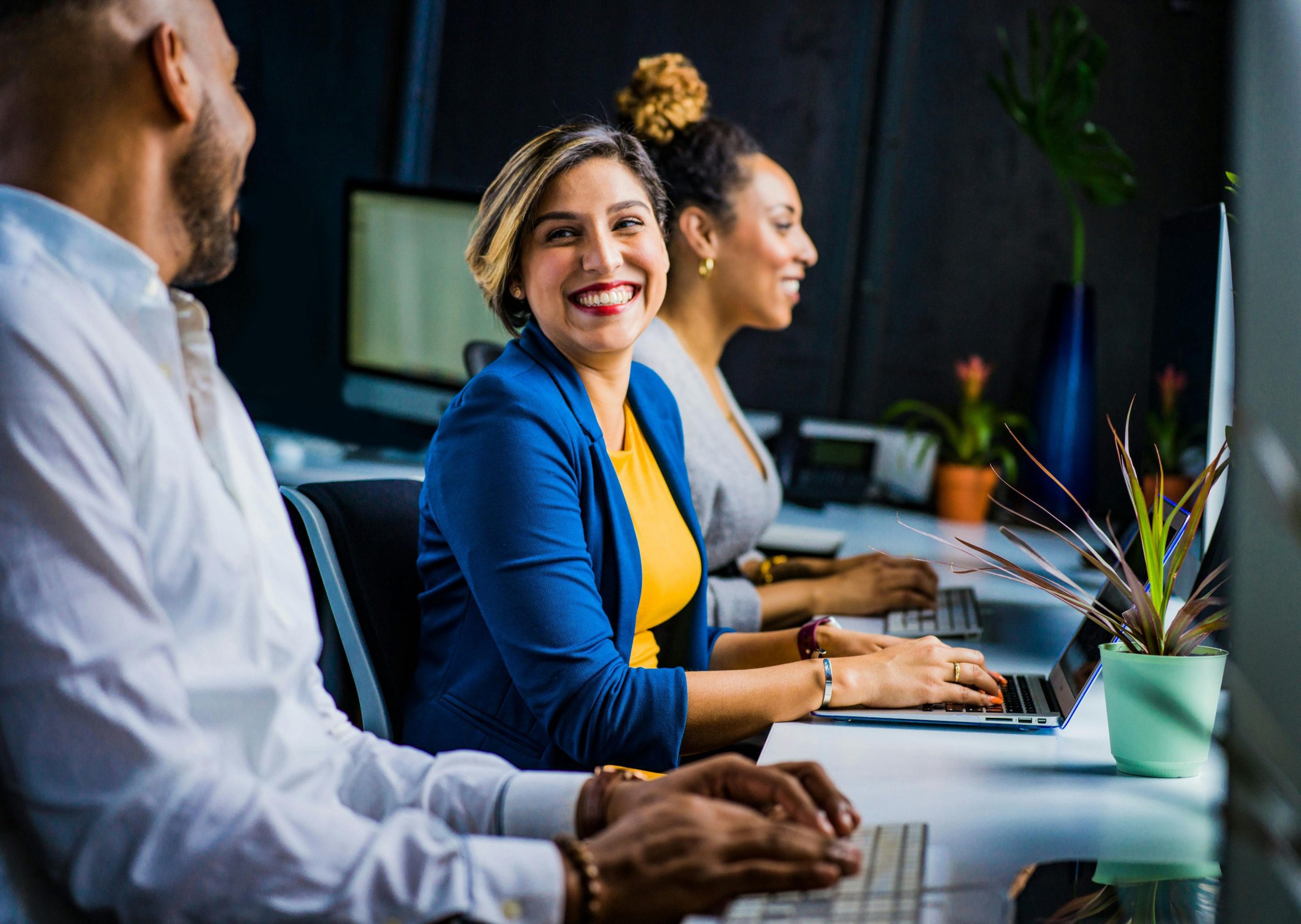Hyper independent woman calming her nervous system and engaging with colleagues